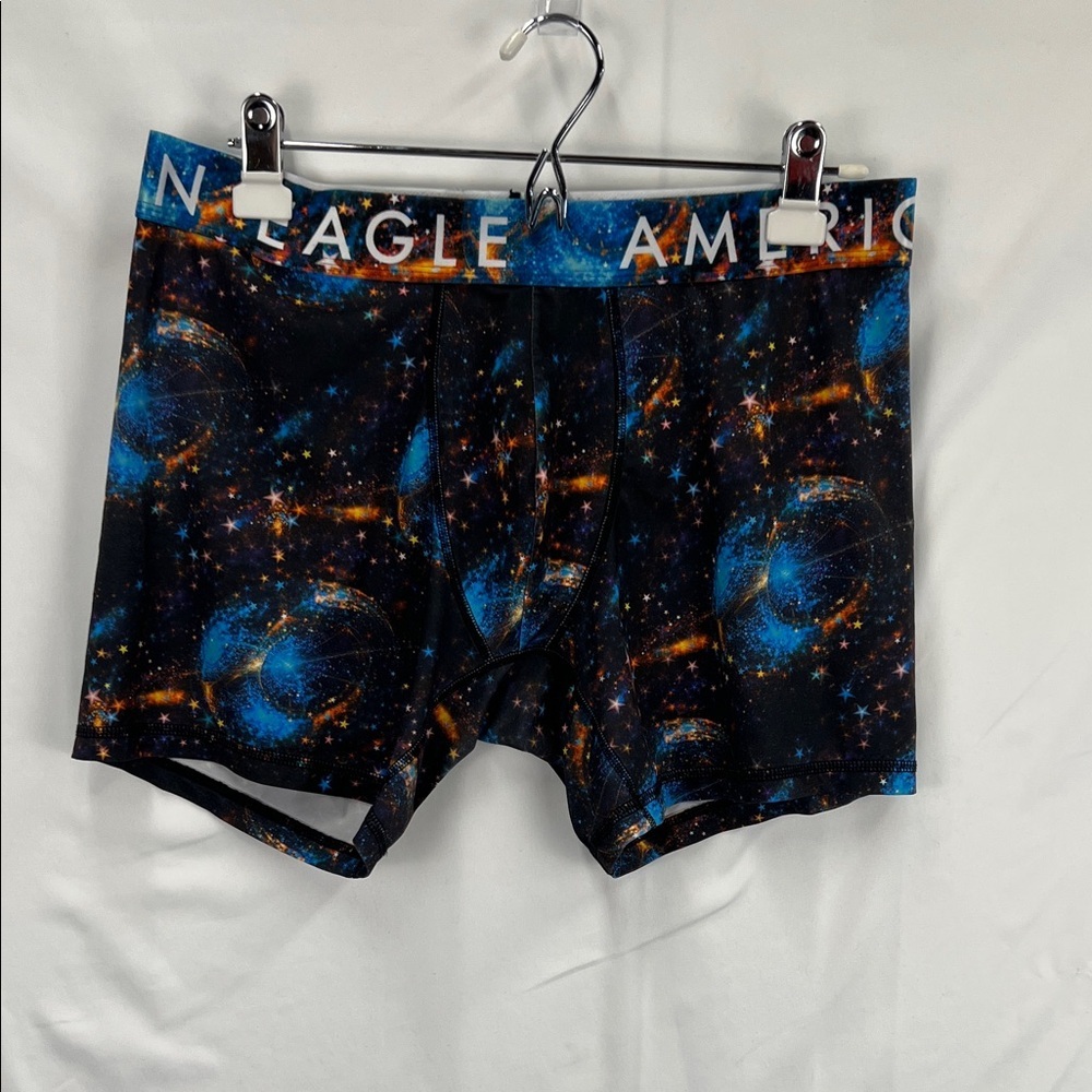 American Eagle - Men’s Briefs - XL - Flex - Outer Space - Galaxy - Blue, Black